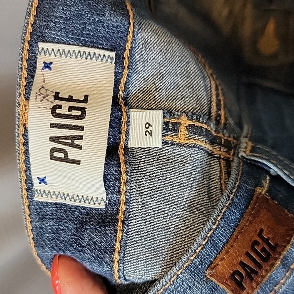 NWOT Anthropologie PAIGE Skyline Ankle Peg Size 29 - Picture 5 of 6